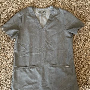 Heather Gray FIGS scrub set